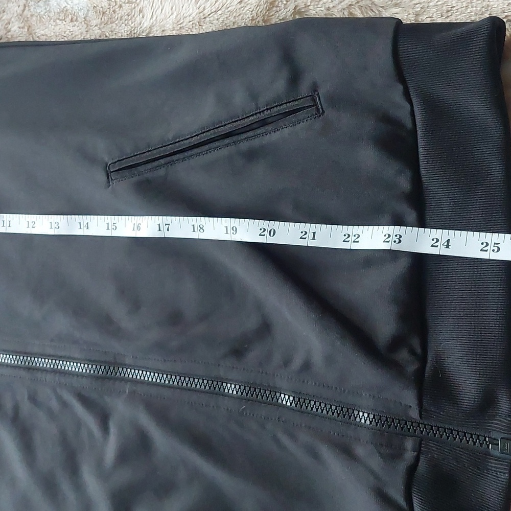 Adidas Women's Black Bomber Jacket-Vintage - Picture 7 of 7
